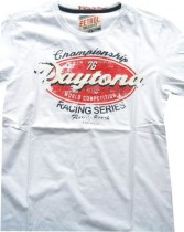 Petrol, Herren T-Shirt, 1/2Arm, wei�, vintage Frontprint, TS05