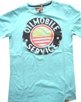 Petrol, Herren T-Shirt, 1/2Arm, runder Frontprint, TS08